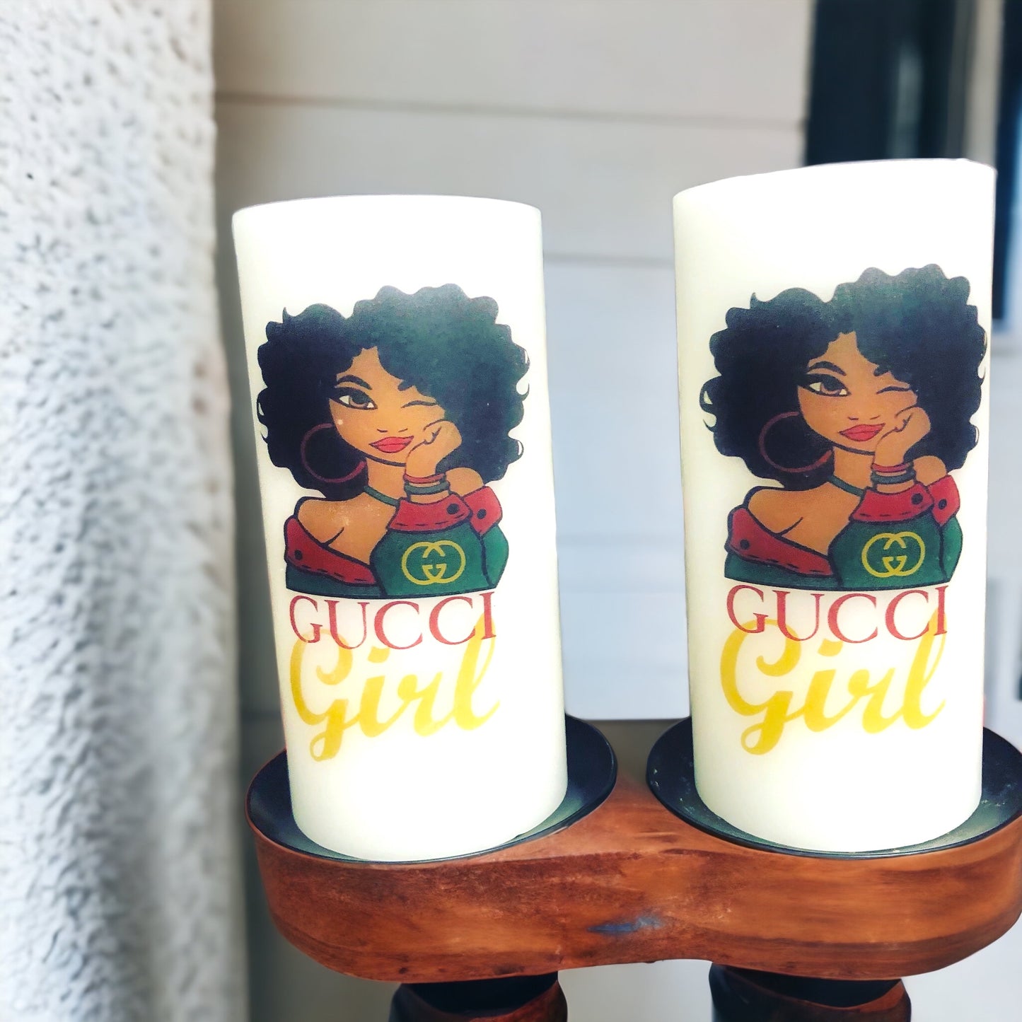 Customize decorations candles